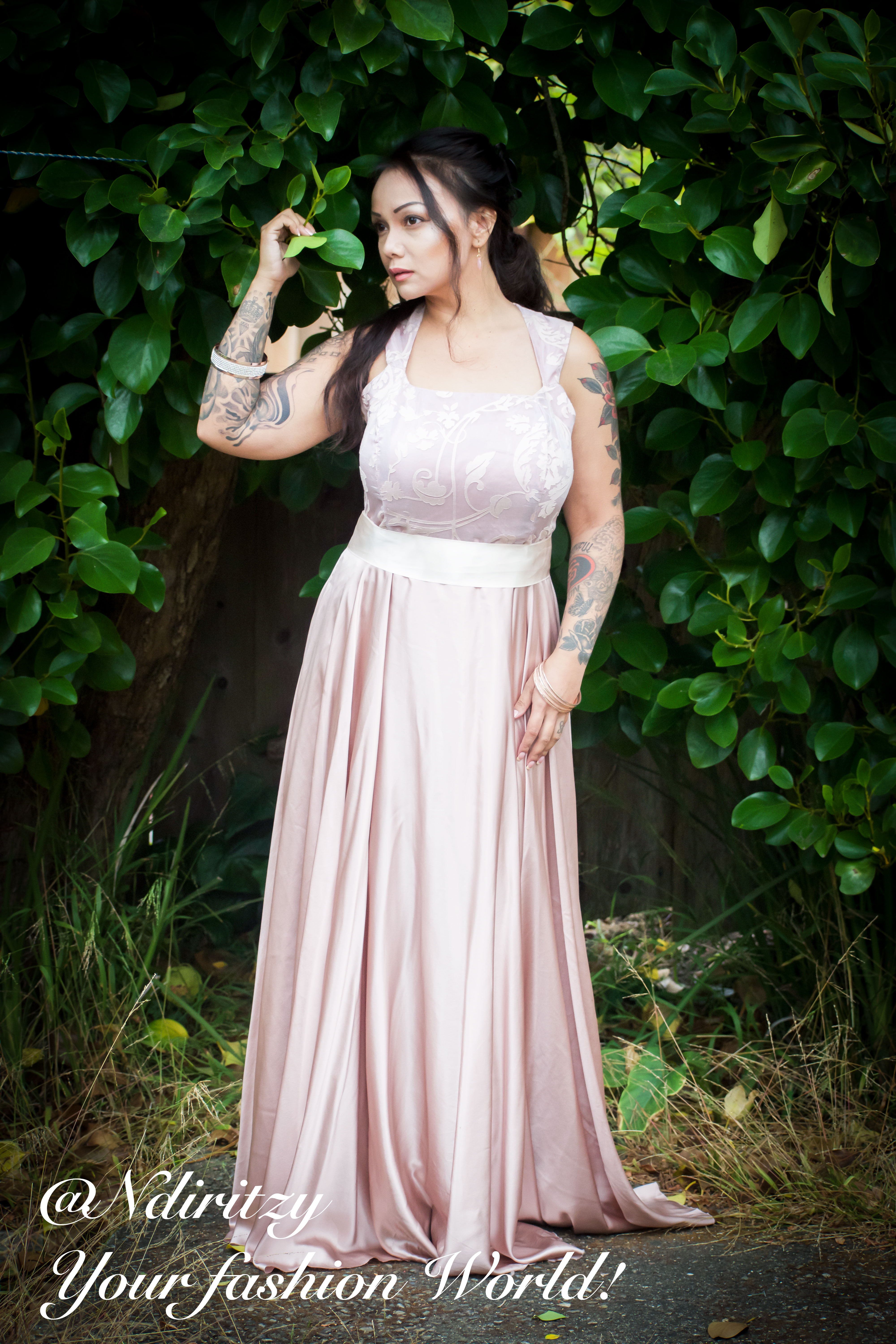 Plus Size Charmeuse Dress